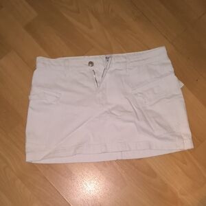Princess Polly Cream Mini Skirt